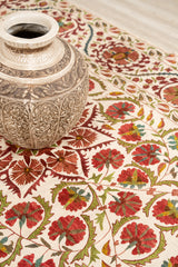 Vintage Uzeb Suzani Embroidery 6'7" x 4'10"