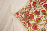 Vintage Uzeb Suzani Embroidery 6'7" x 4'10"