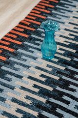 Vintage Scandinavian Kilim 7'7" x 5'7"