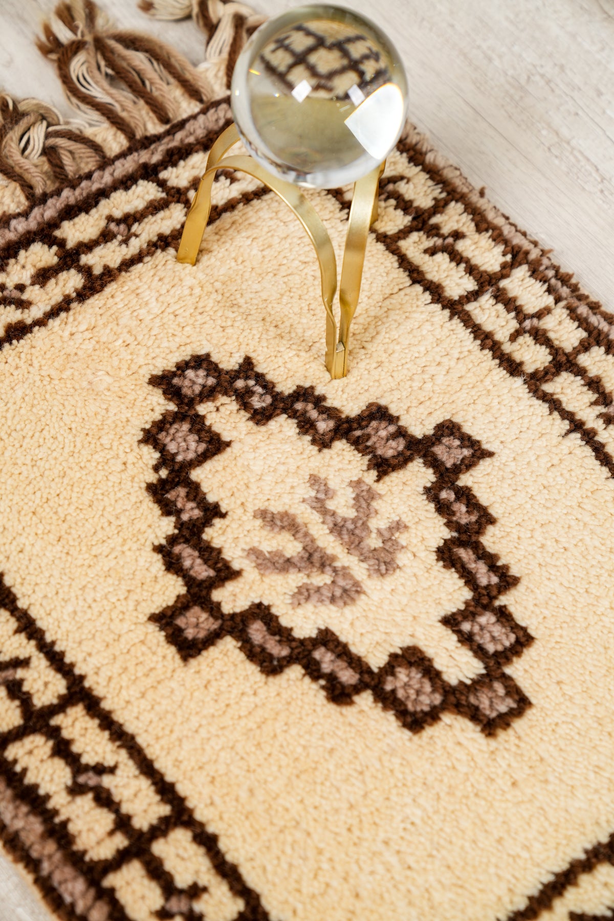 Vintage Moroccan Tribal Rug 1'9" x 1'4"