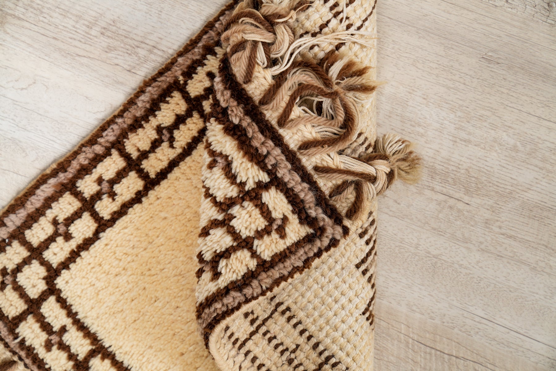 Vintage Moroccan Tribal Rug 1'9" x 1'4"