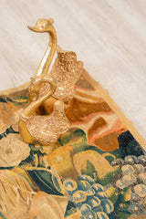 Antique French Aubusson Tapestry fragment 2' x 1'7"