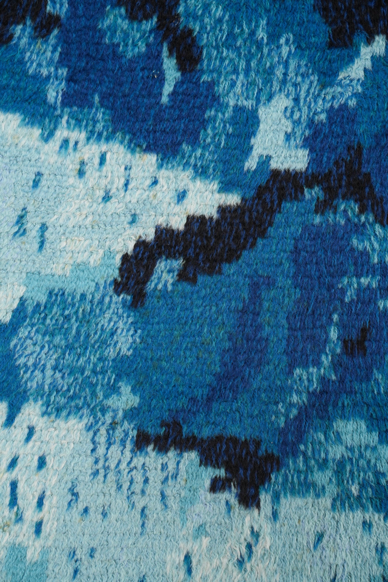 Vintage Scandinavian Rya Rug 4'4" x 2'4"