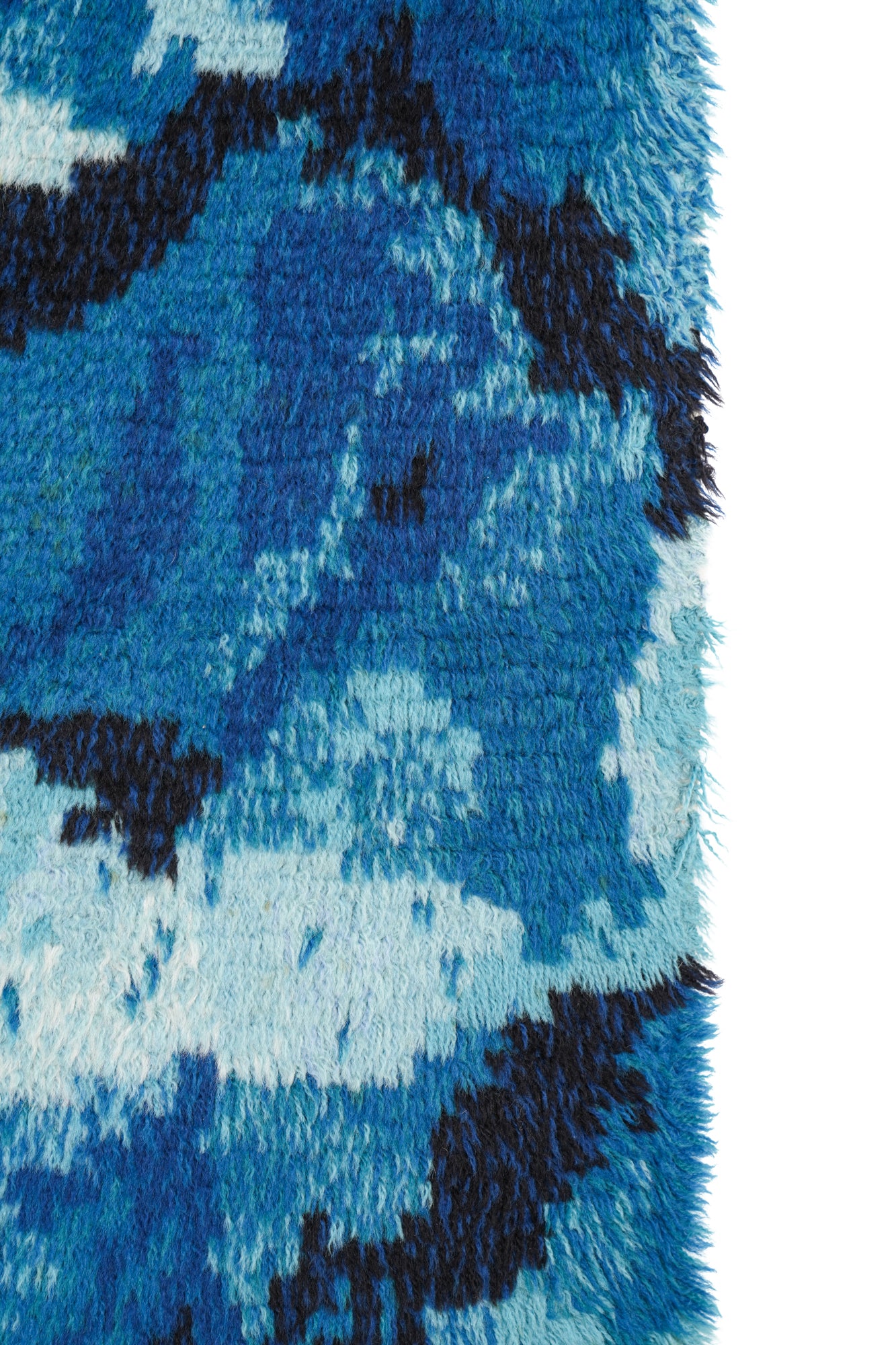 Vintage Scandinavian Rya Rug 4'4" x 2'4"