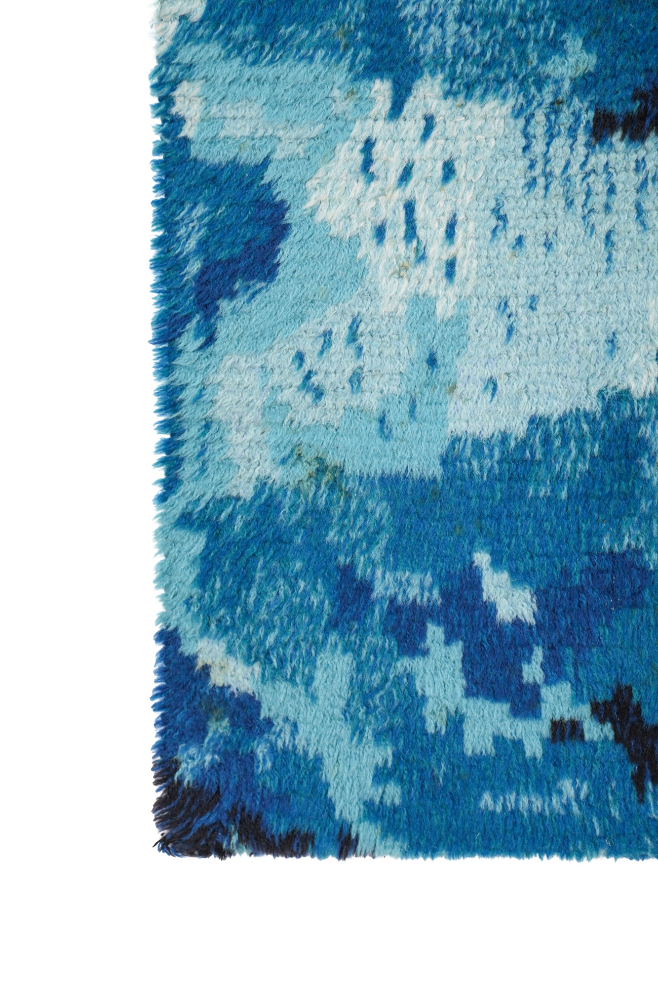 Vintage Scandinavian Rya Rug 4'4" x 2'4"