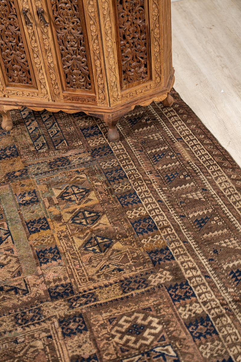 Antique Baloch Tribal Rug 16'1" x 8'7"