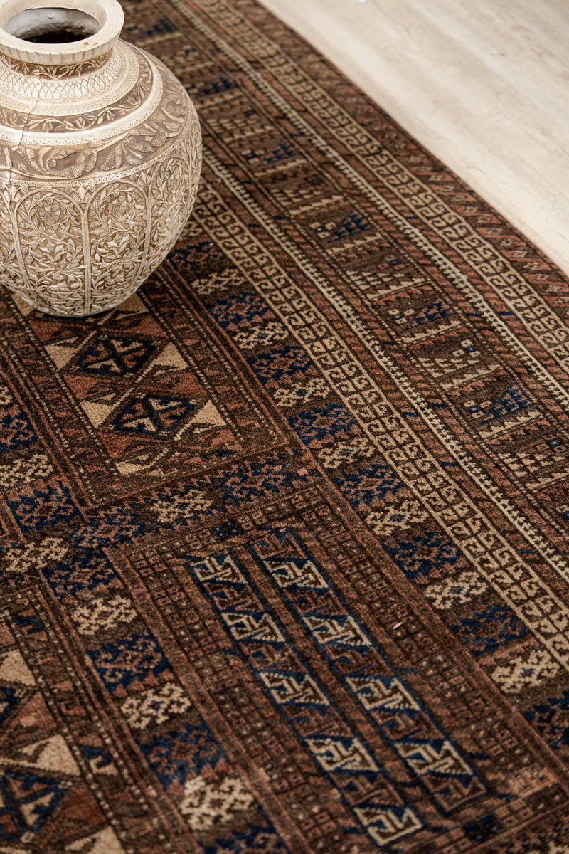 Antique Baloch Tribal Rug 16'1" x 8'7"