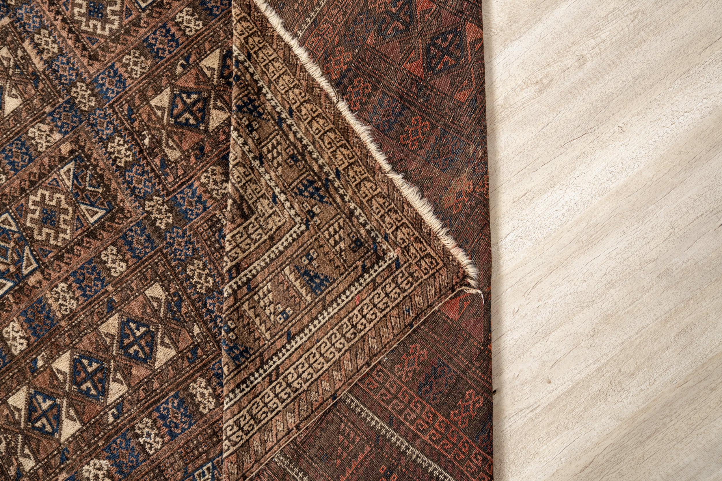 Antique Baloch Tribal Rug 16'1" x 8'7"