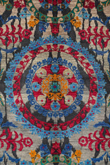 William Morris Handmade Wool Rug  10'3" x 7'7"