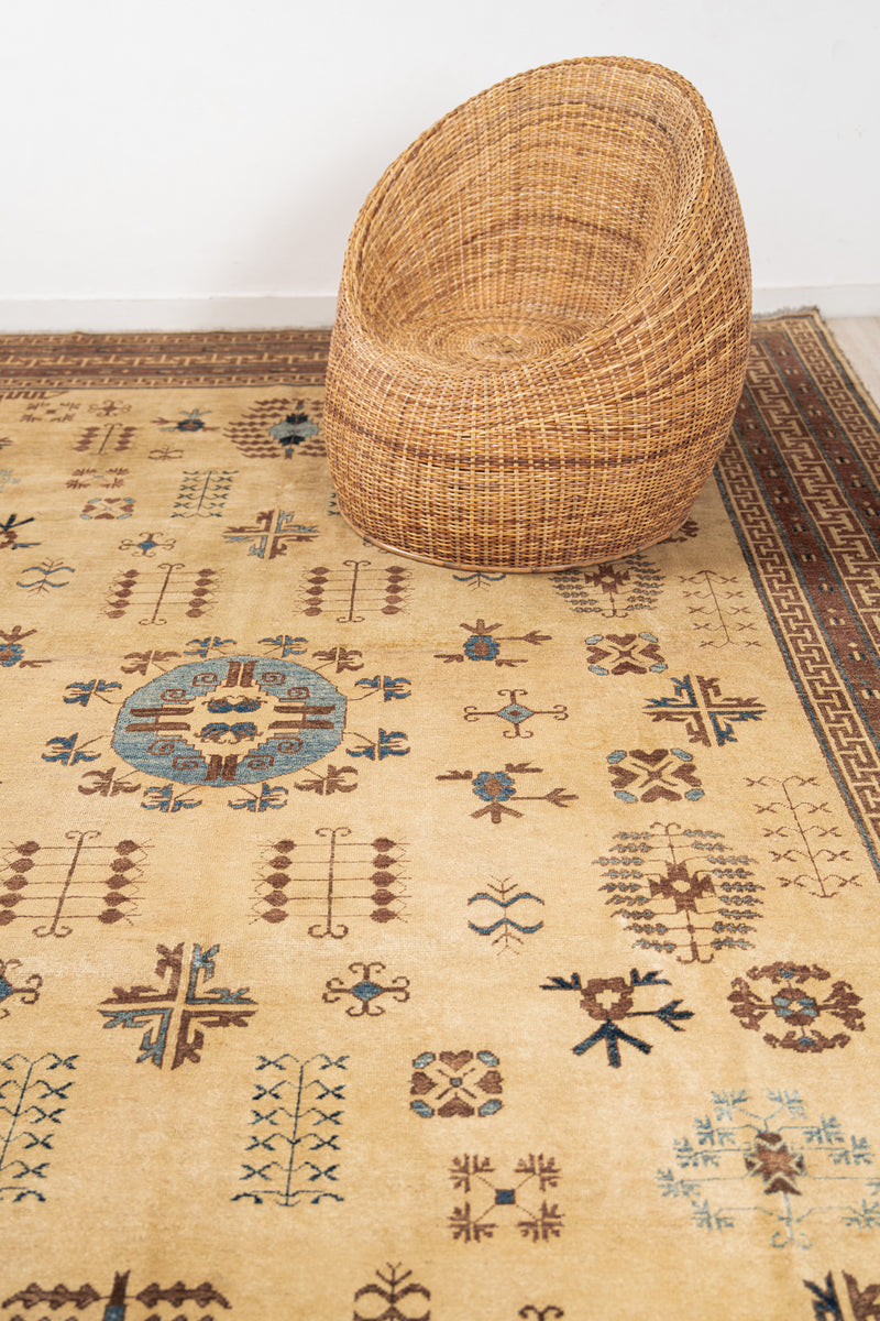 Modern Khotan Rug 12'4" x 9'1"