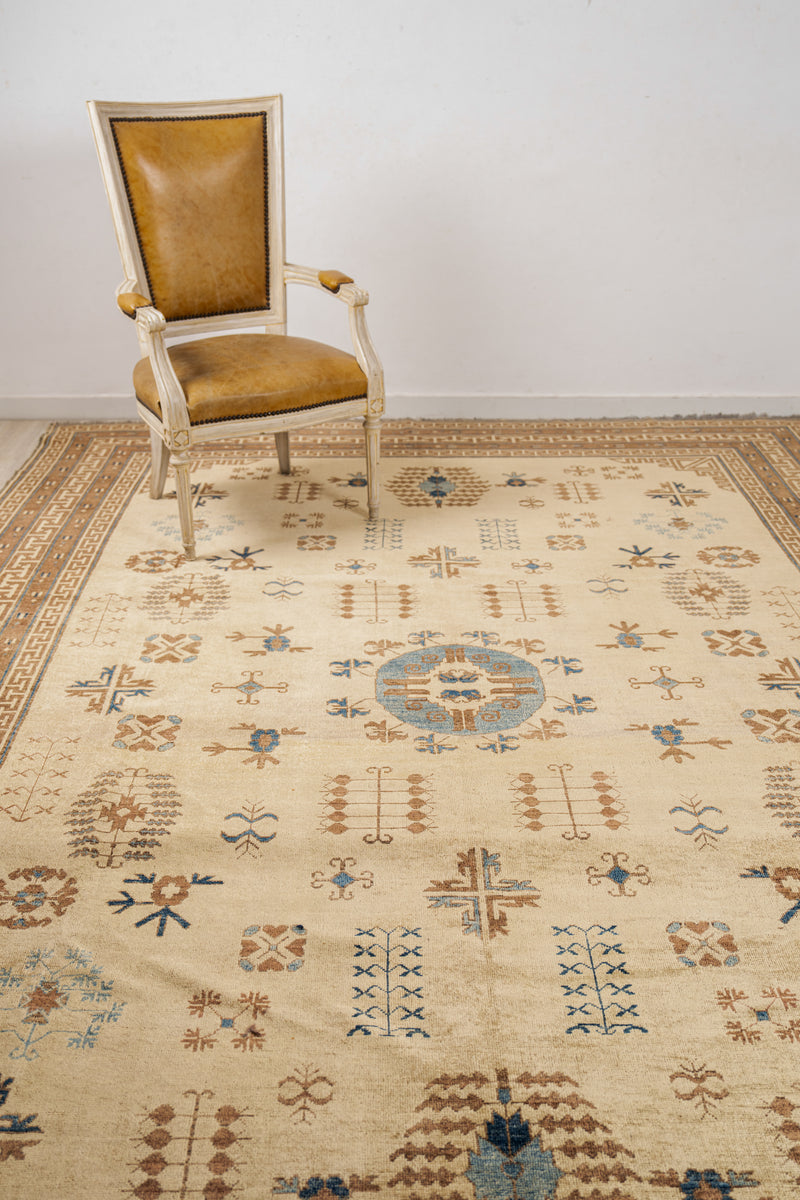 Modern Khotan Rug 12'4" x 9'1"