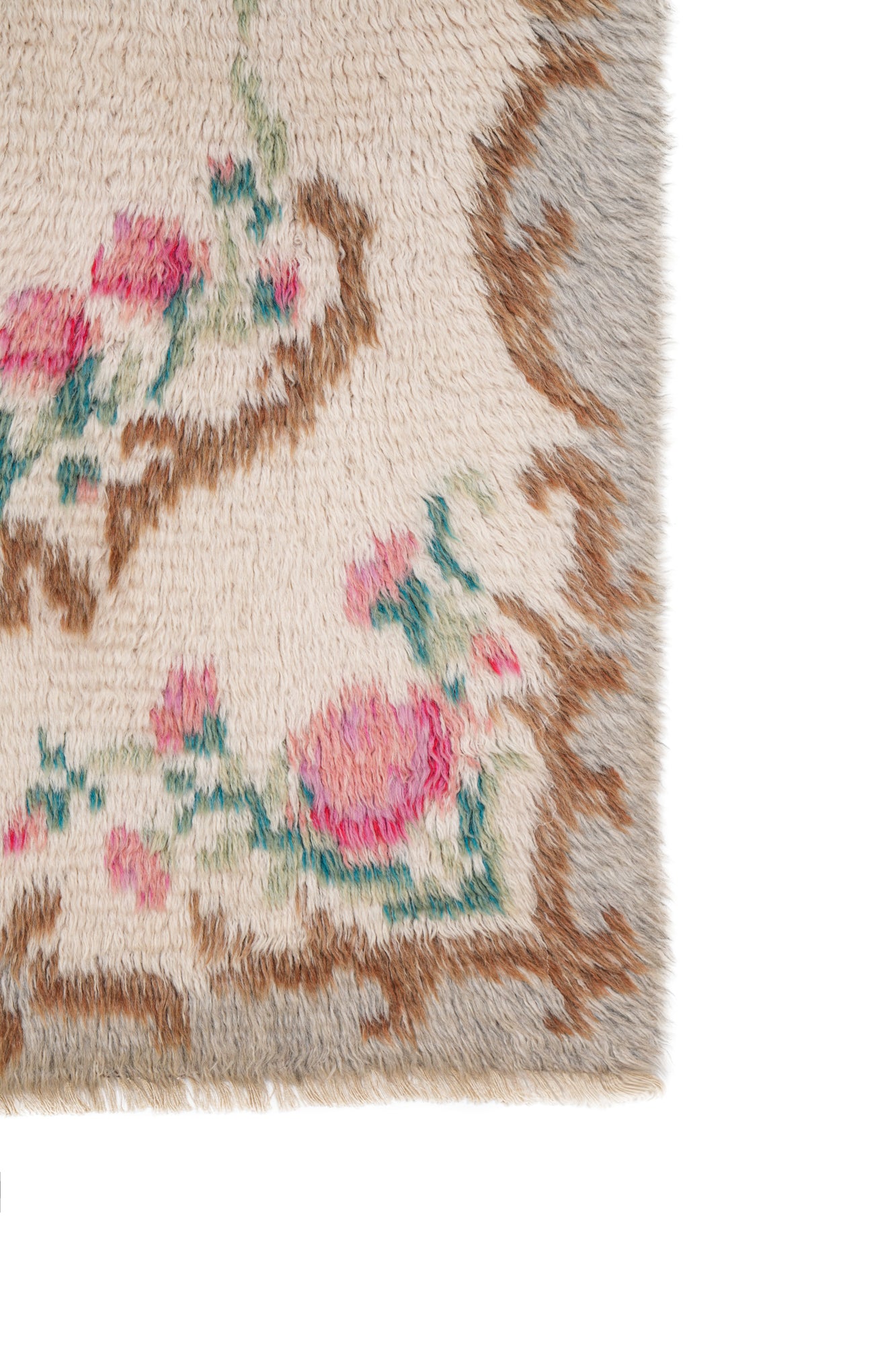 Vintage Scandinavian Rya Rug 4'7" x 3'