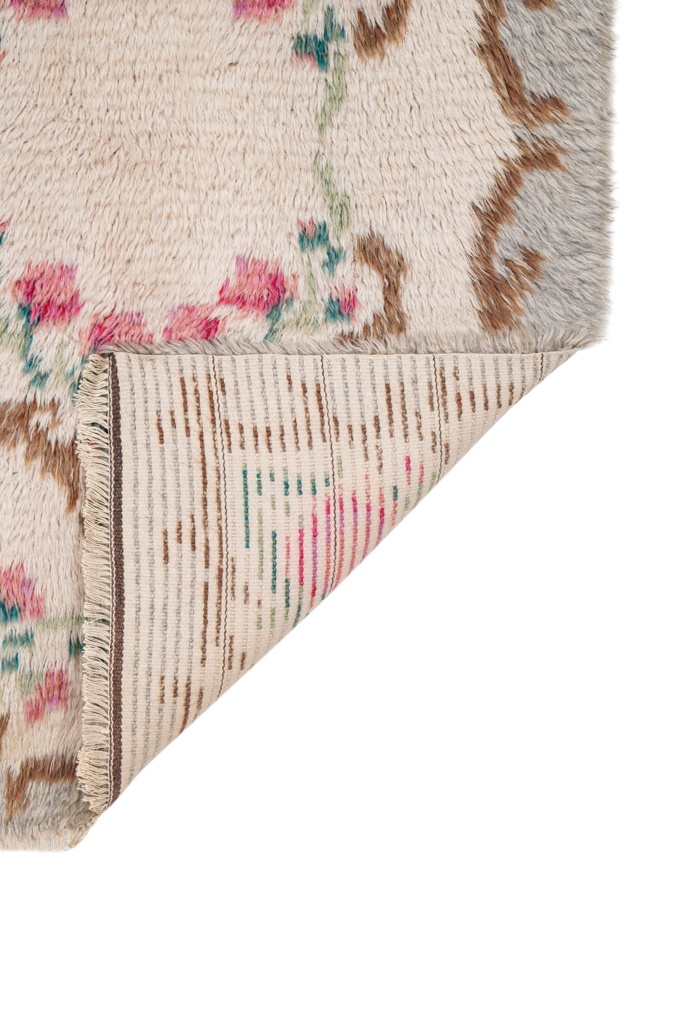 Vintage Scandinavian Rya Rug 4'7" x 3'