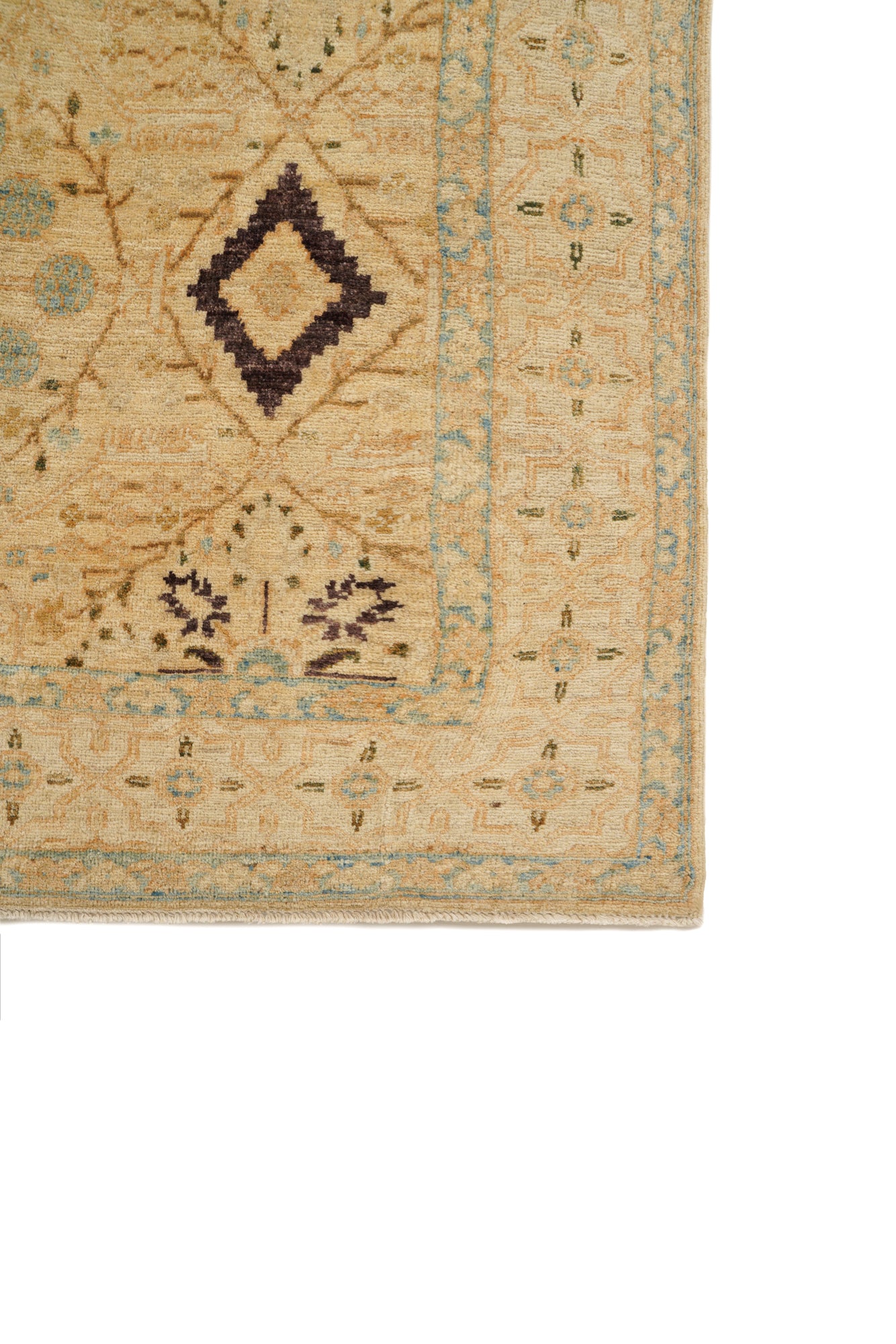 modern afghan jalili rug 8'1" x 5'7"
