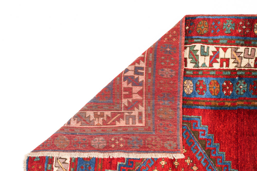 Antique Caucasian Kazak Rug 8'10" x 4'4"