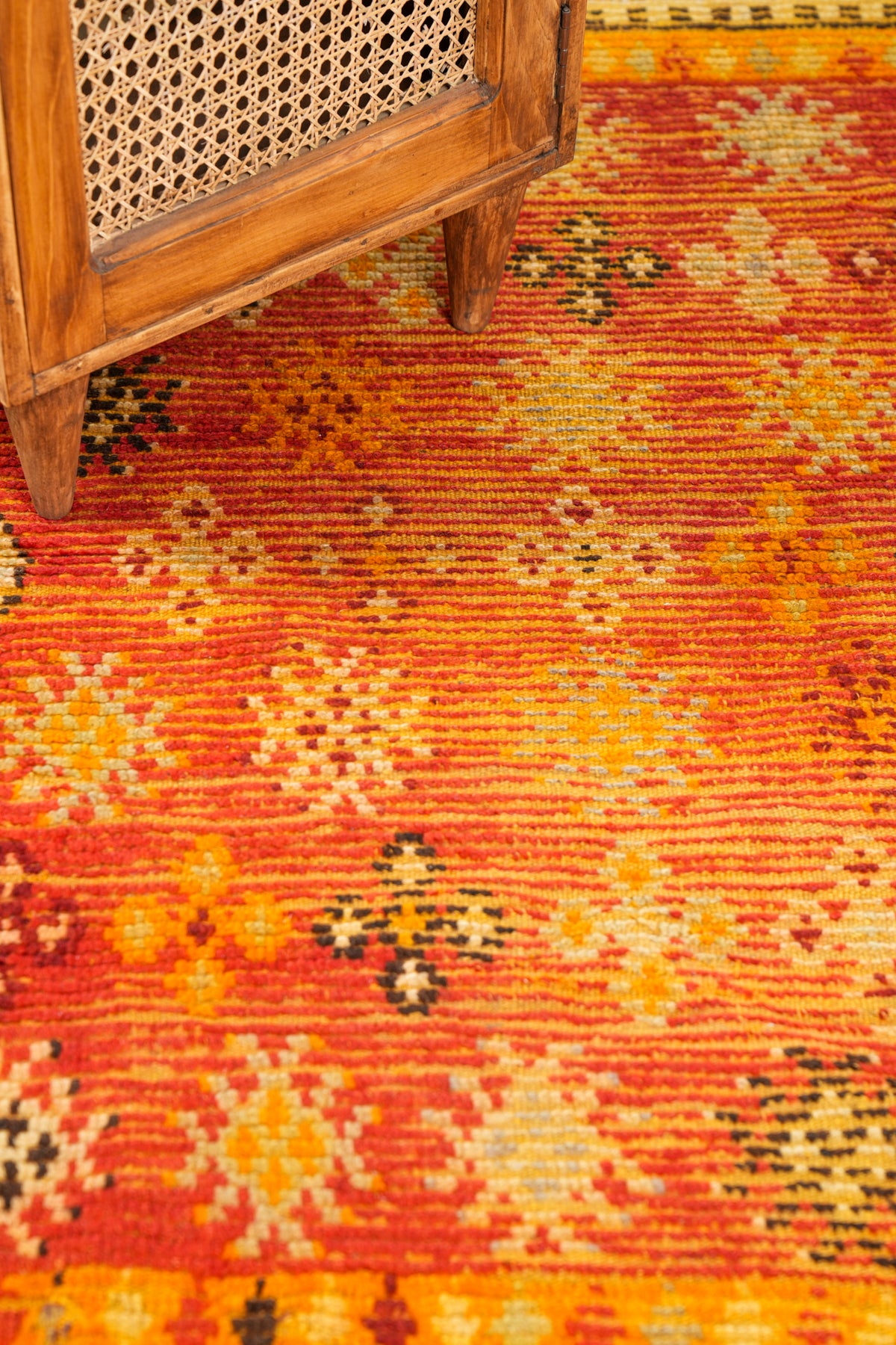 Vintage Moroccan Rug 4'4" x 3'5"