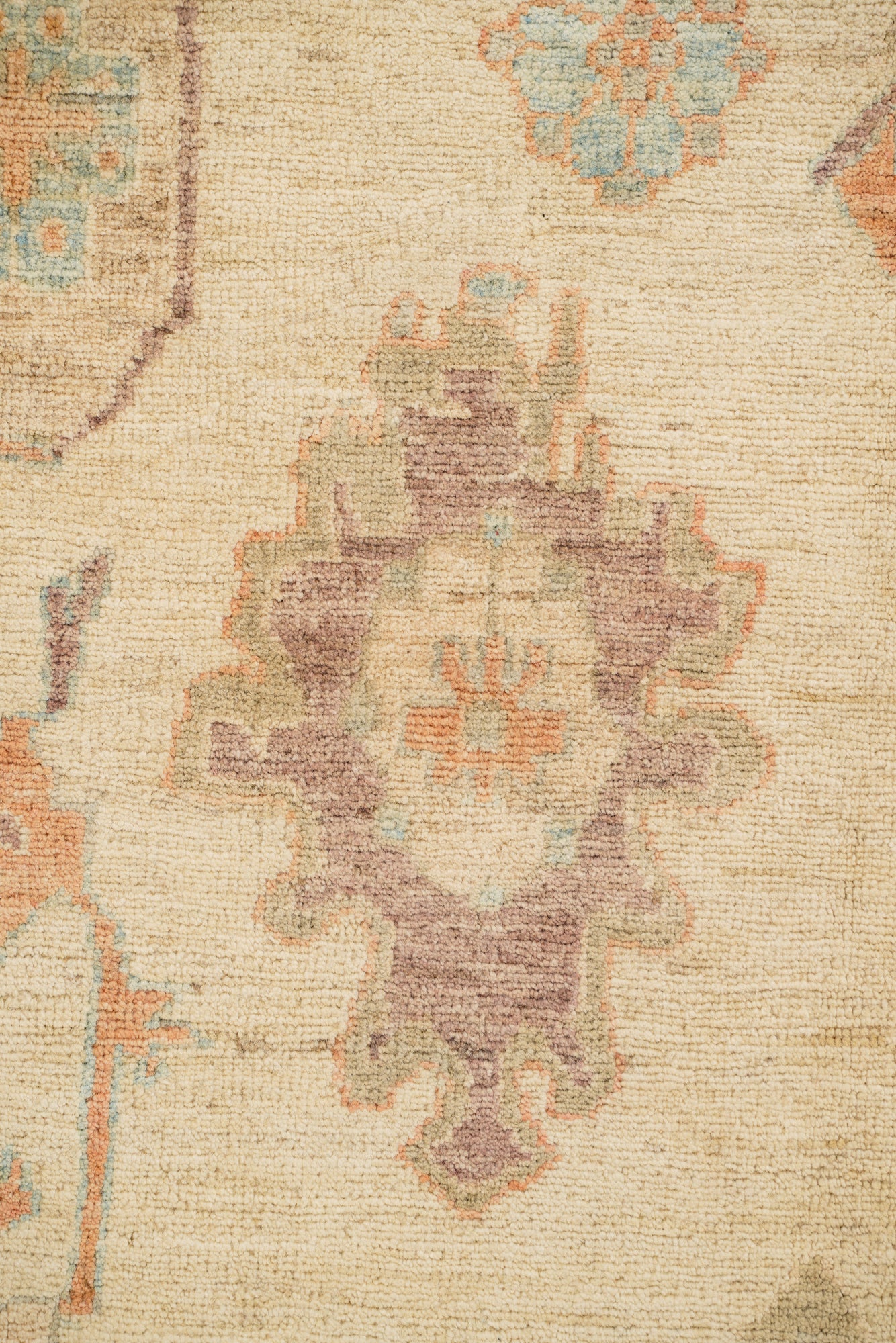 Modern Afghan Oushak Rug 8'6" x 6'