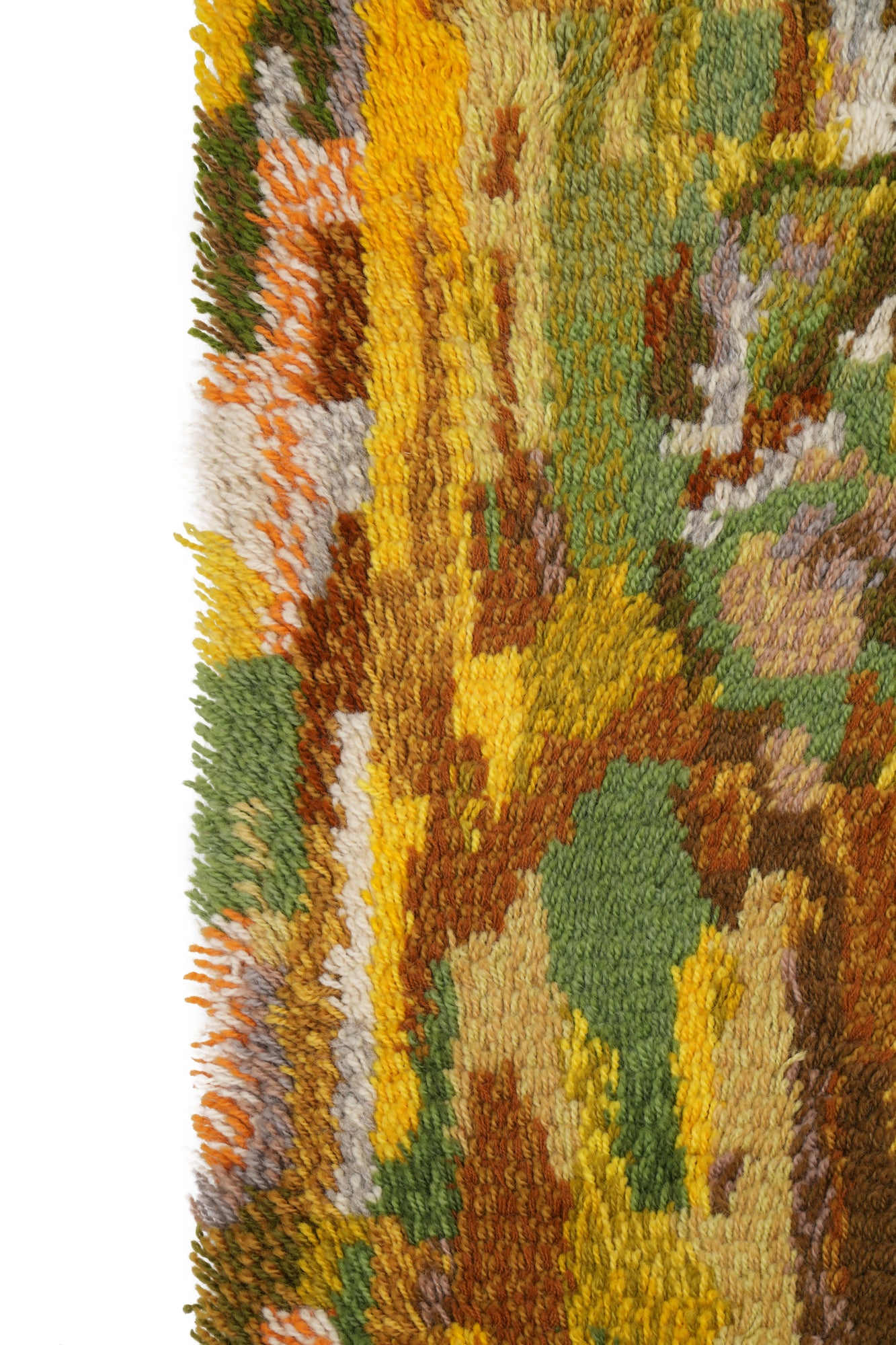 Vintage Scandinavian Rya Rug 3'9" x 2'7"