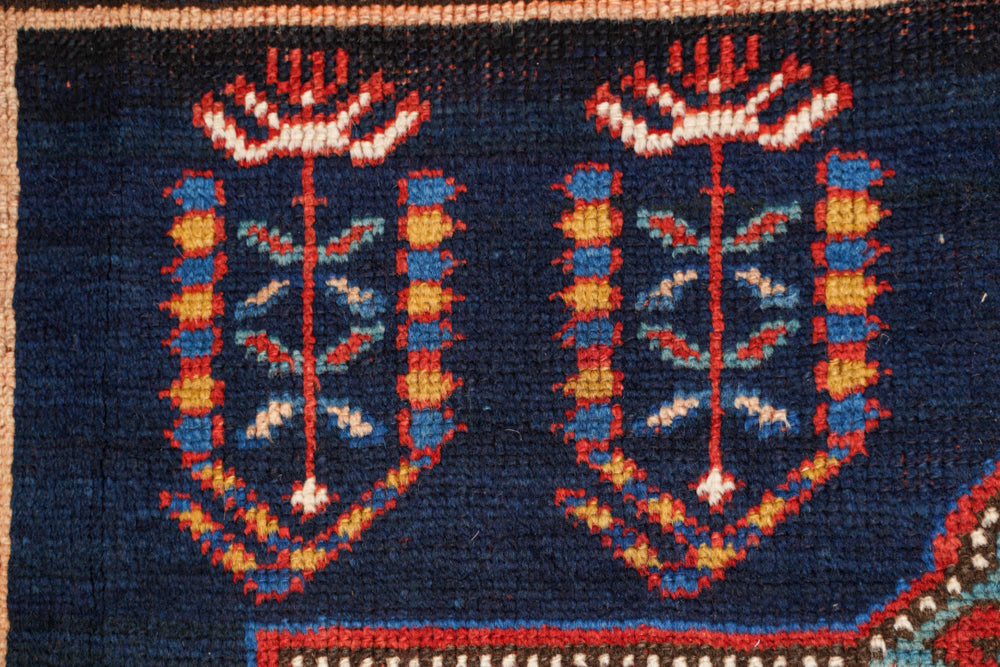 Antique Caucasian Kazak Rug 8'6" x 5'7"