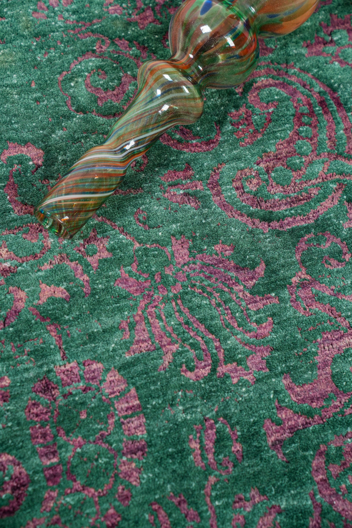 Modern Art Nouveau Rug 3'4" x 2'8"