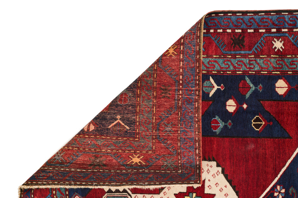 Antique Caucasian Kazak Rug 8'3" x 5'3"