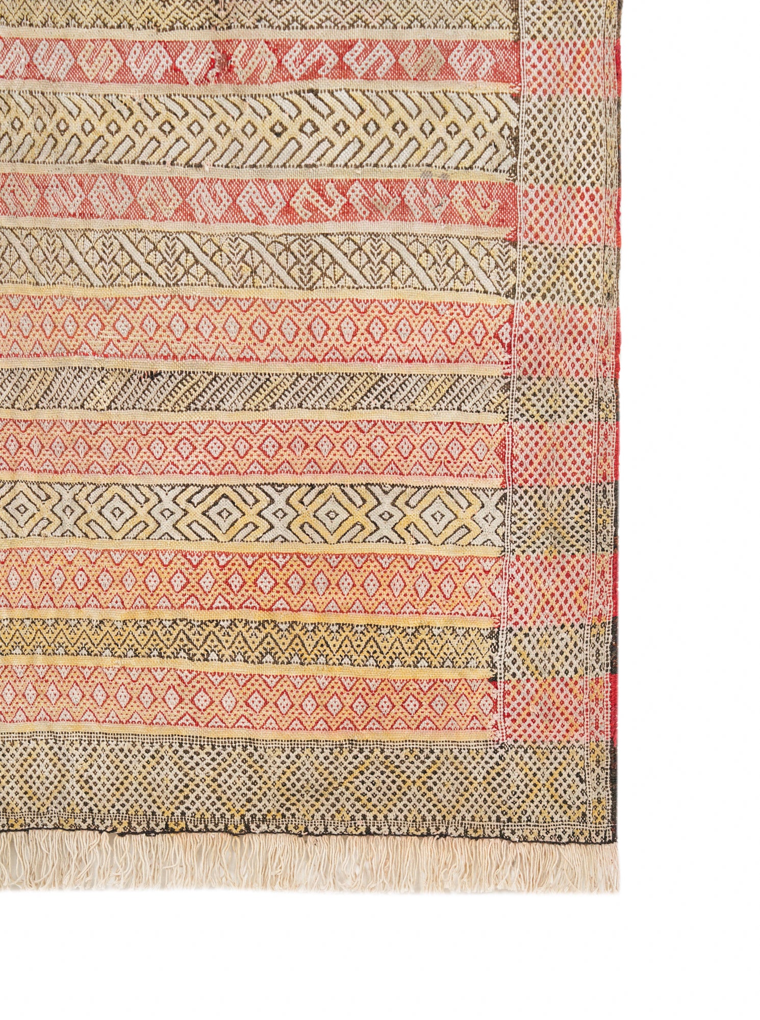 Vintage Moroccan Berber Kilim 6'8" X 3'7"