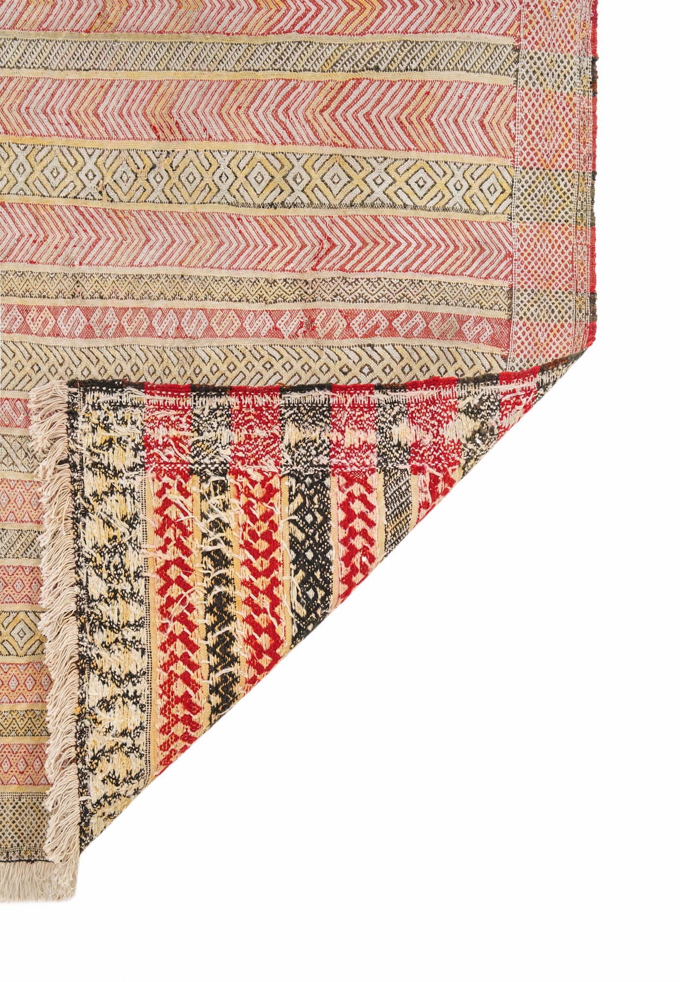 Vintage Moroccan Berber Kilim 6'8" X 3'7"