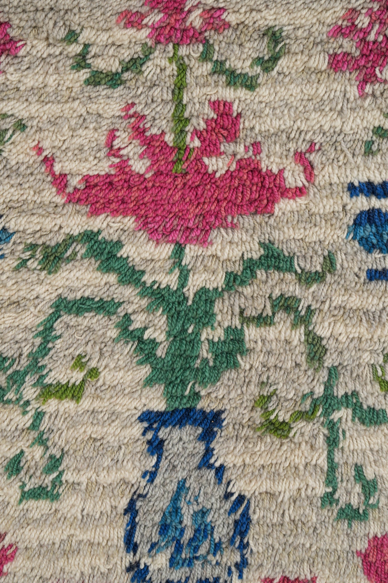 Vintage Scandinavian Rya Rug 3'7" x 2'6"