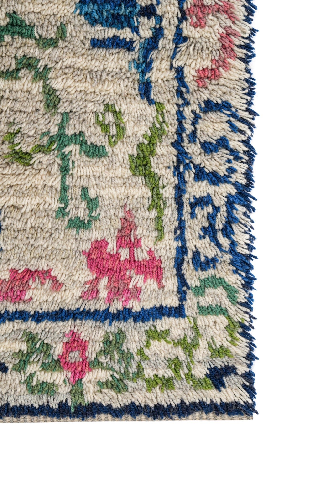 Vintage Scandinavian Rya Rug 3'7" x 2'6"