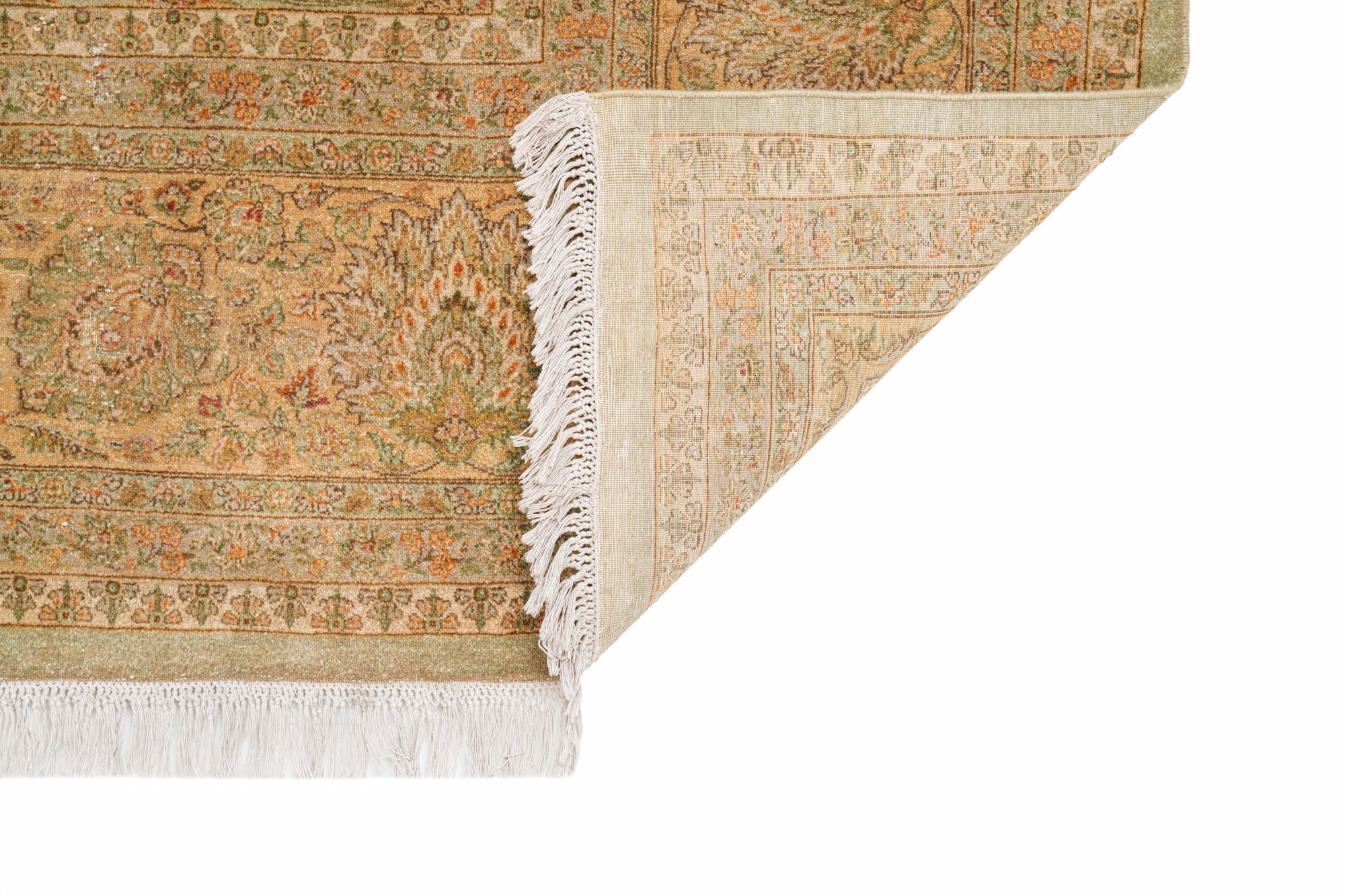 Vintage Pakistani Hallway Rug 12' x 3'5" (fragment)