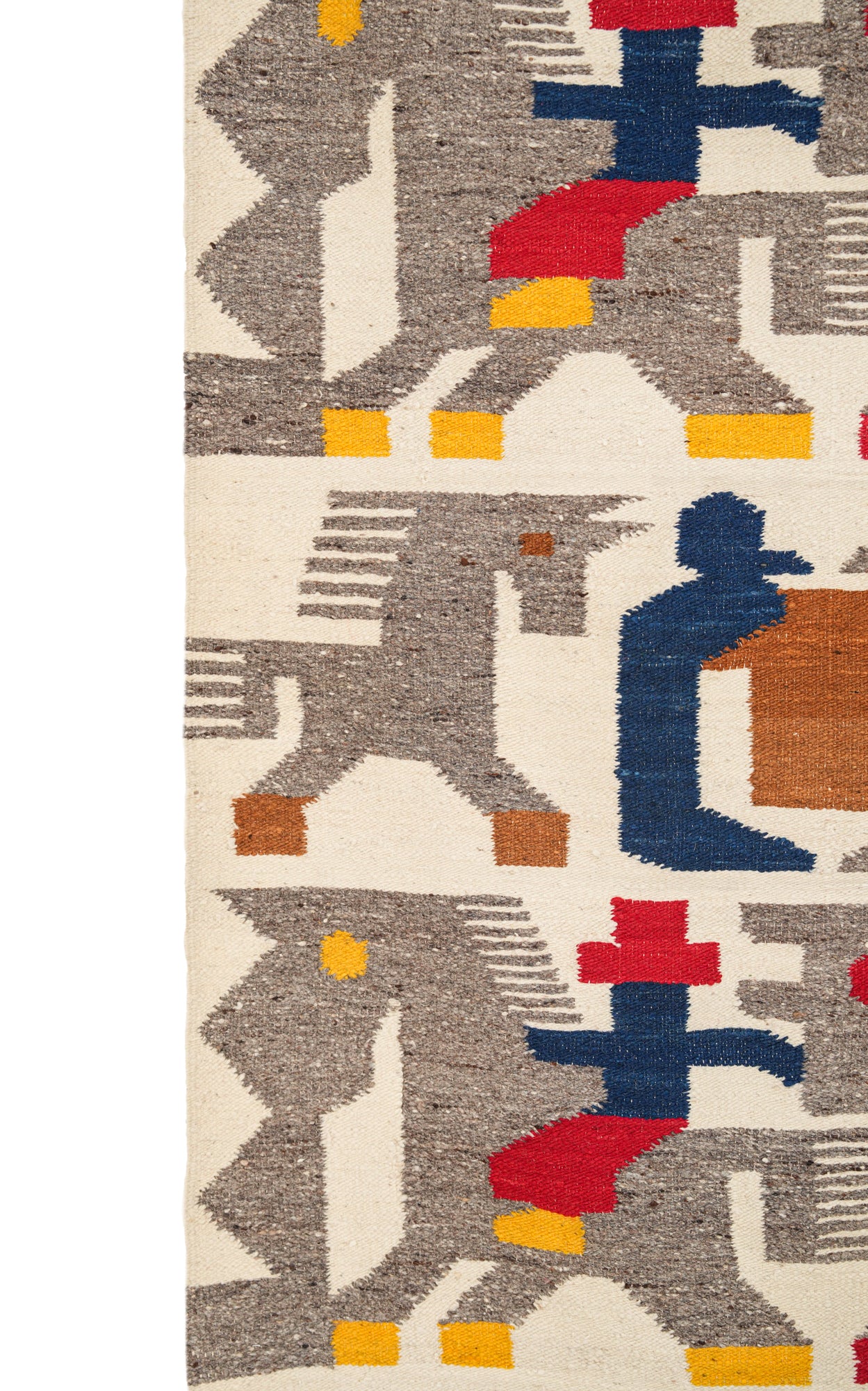 Vintage Mexican Tapestry 5'3" X 3'1"