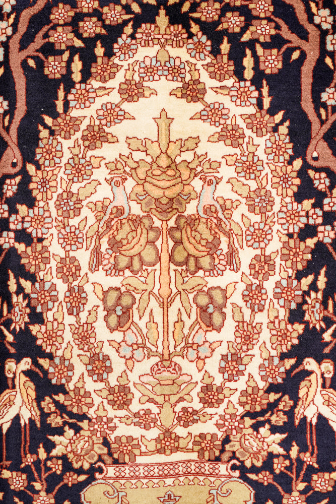 Vintage Lahore Tree Of Life Rug 7' x 4'6"