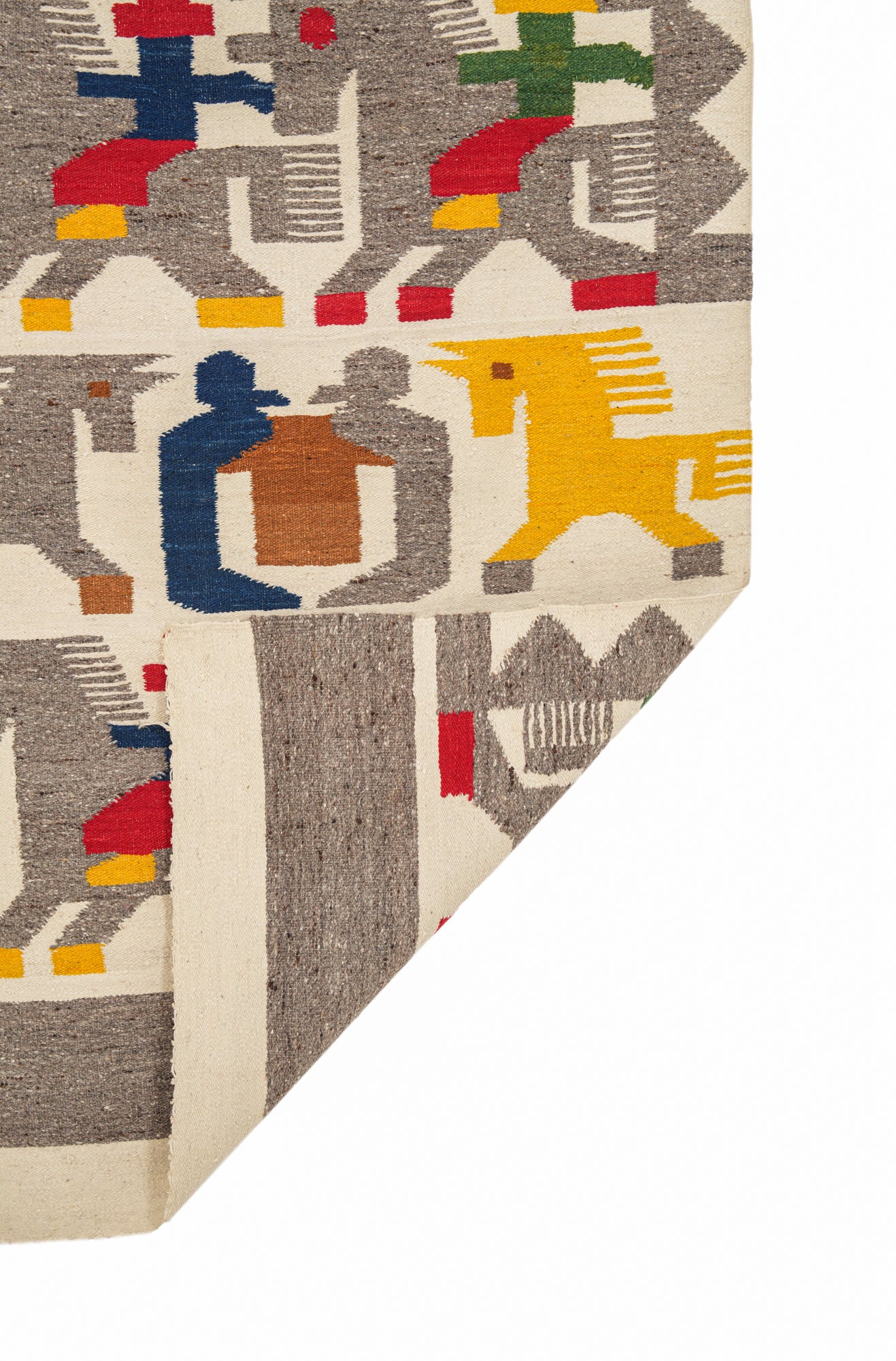 Vintage Mexican Tapestry 5'3" X 3'1"