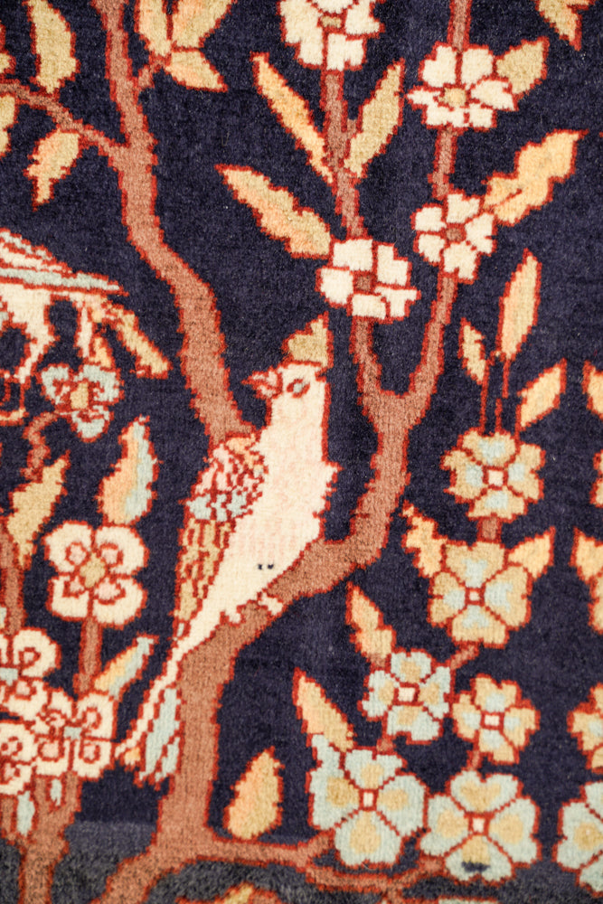 Vintage Lahore Tree Of Life Rug 7' x 4'6"