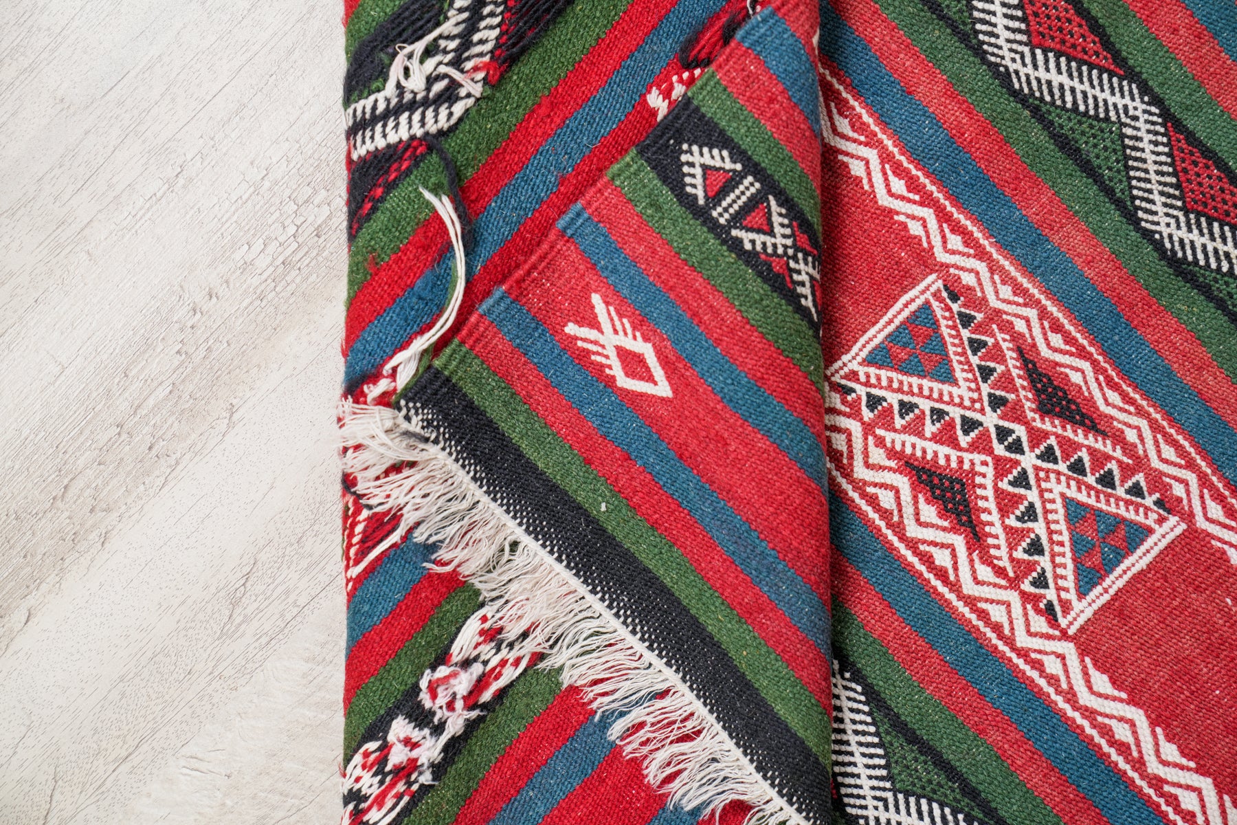 Vintage Tunisian Kilim 3'1" x 3'4"