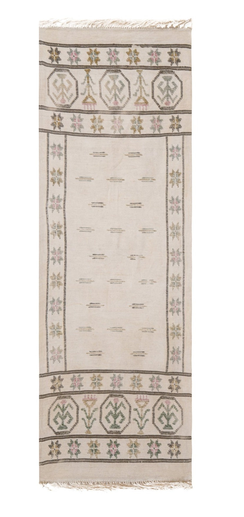 Antique Swedish textile tapestry 5'9" x 2' (Märta Måås-Fjetterströms)