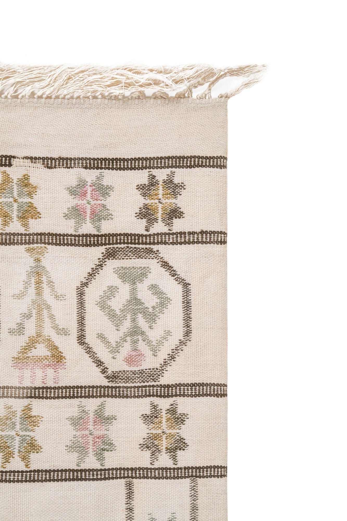 Antique Swedish textile tapestry 5'9" x 2' (Märta Måås-Fjetterströms)
