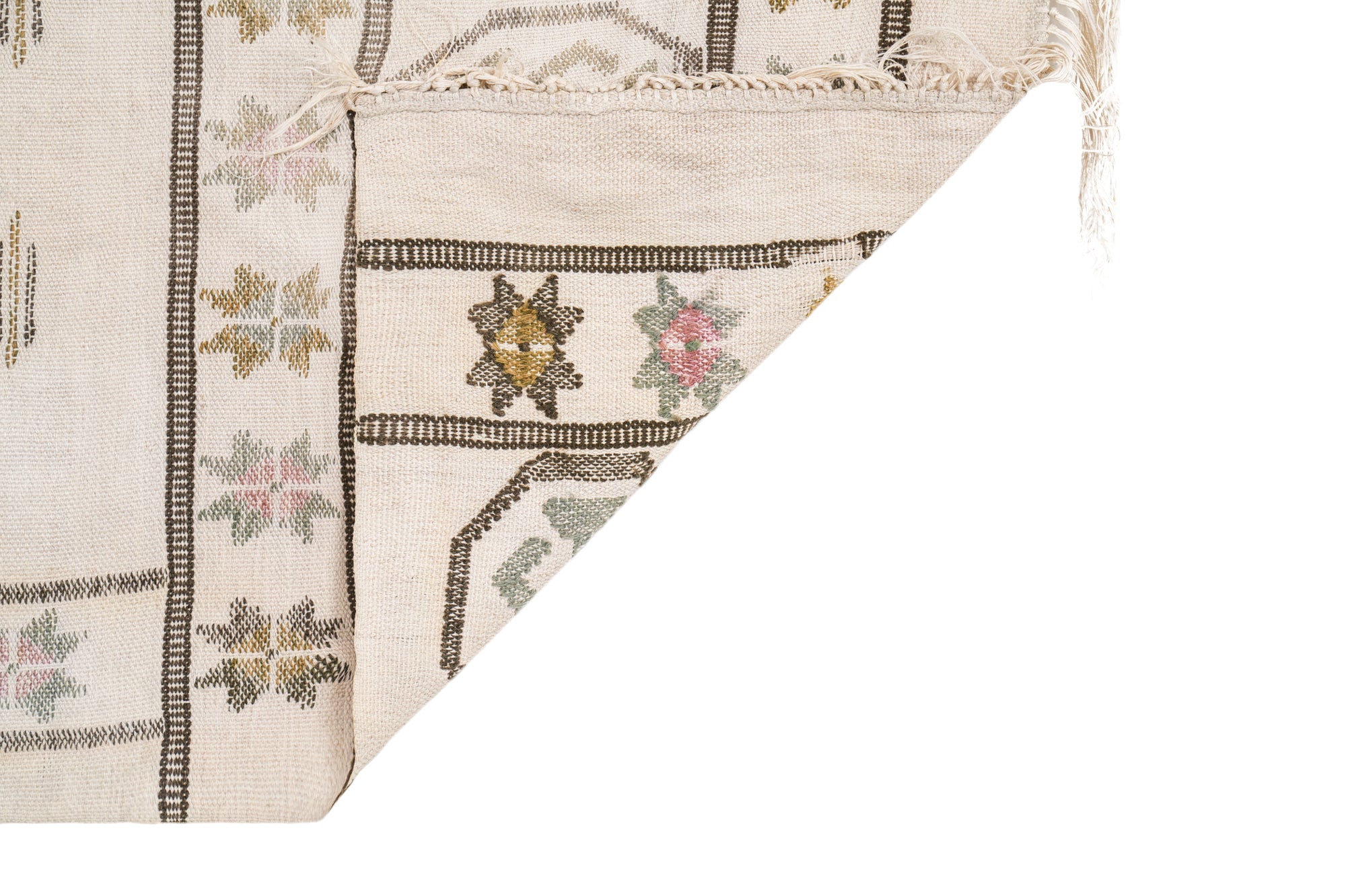 Antique Swedish textile tapestry 5'9" x 2' (Märta Måås-Fjetterströms)