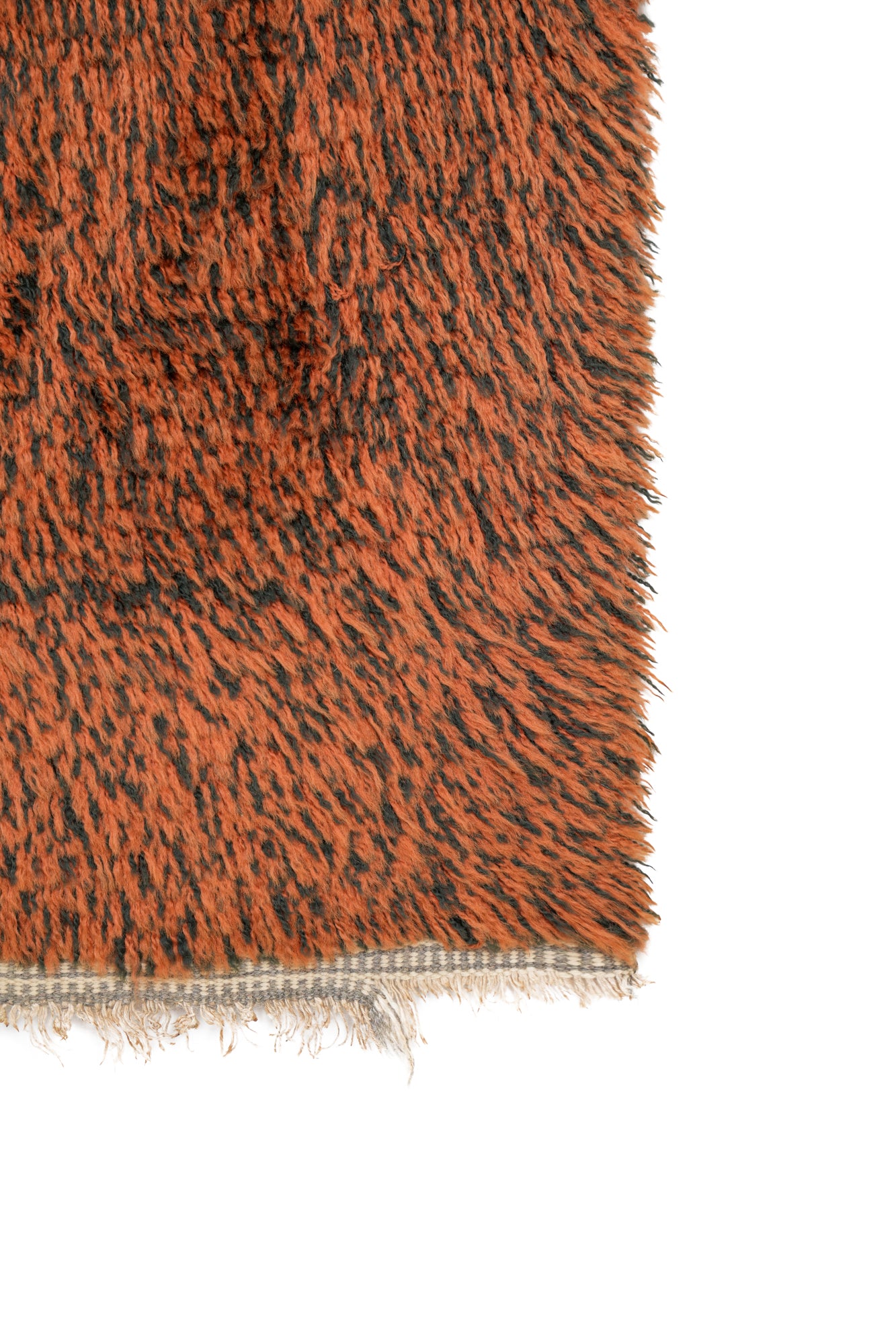 Vintage Scandinavian Rya Rug 4'9" x 2'10"