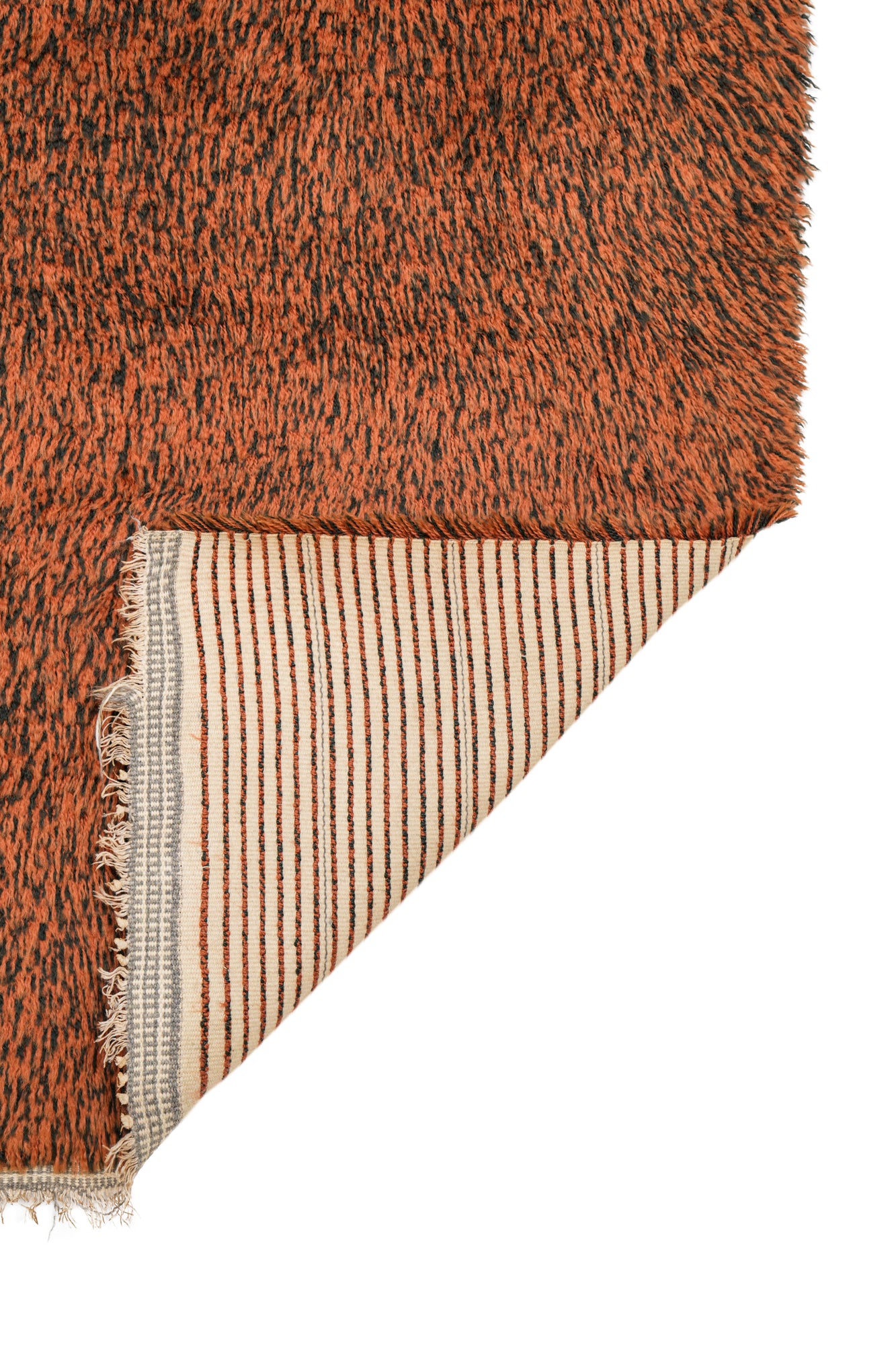 Vintage Scandinavian Rya Rug 4'9" x 2'10"