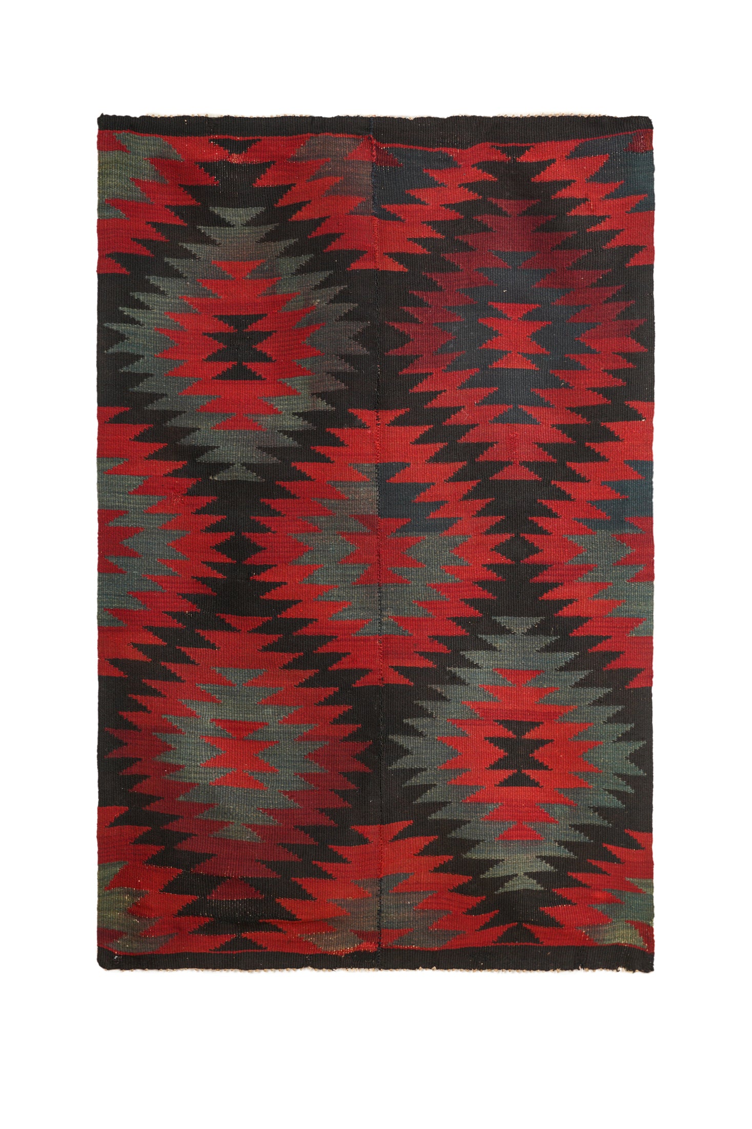 Antique Balkan kilim 5' x 3'3"