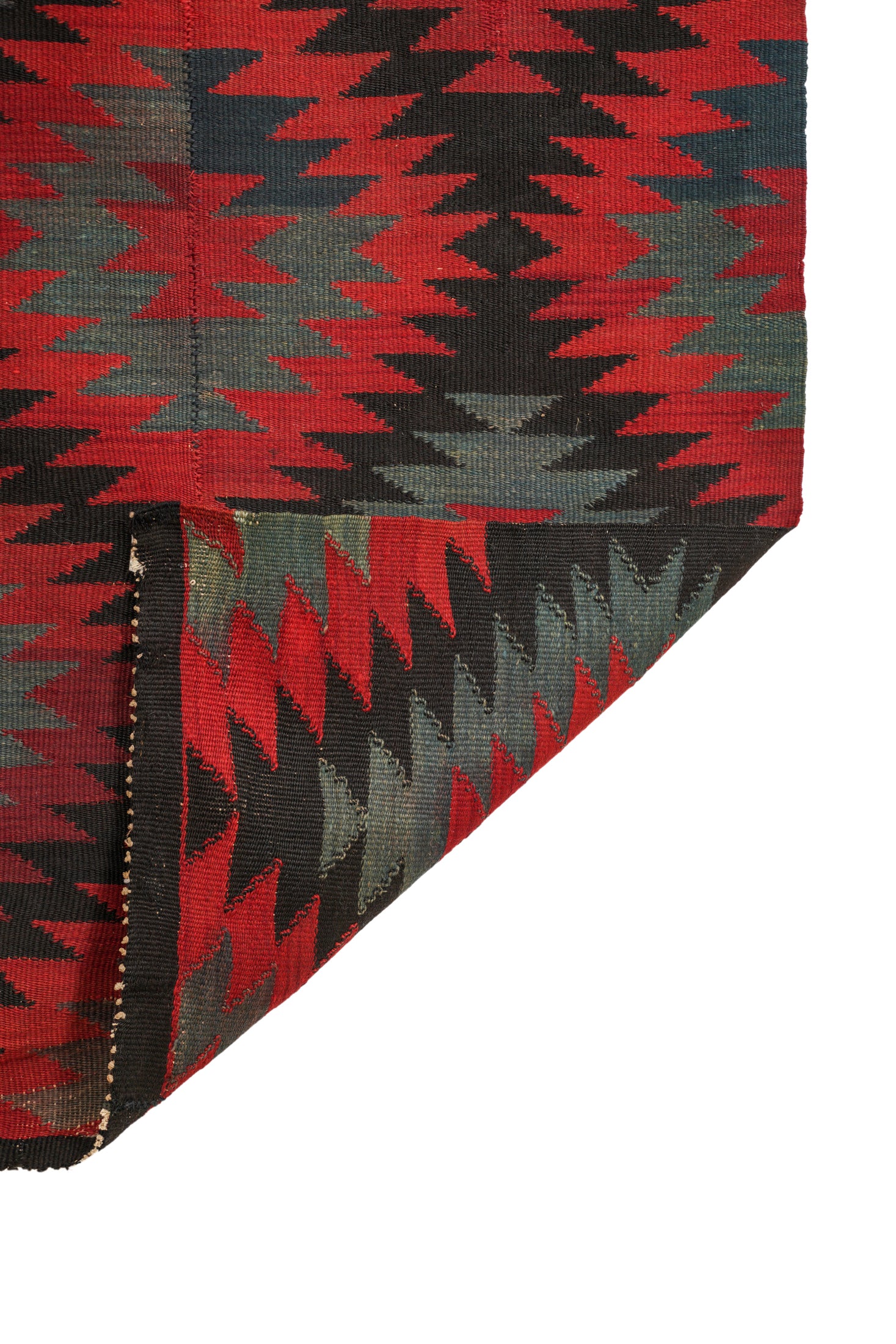 Antique Balkan kilim 5' x 3'3"