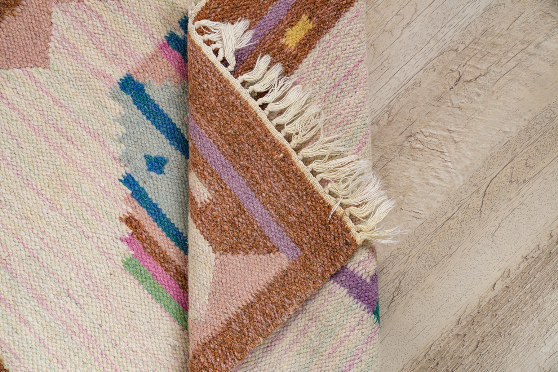 Vintage Scandinavian Kilim 4'5" x 2'2"