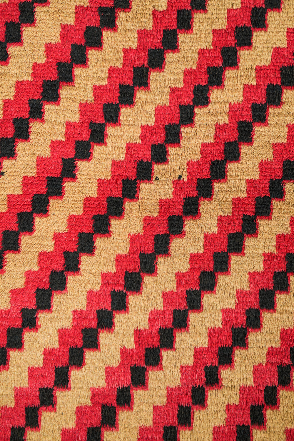 Antique Finnish Rya Rug  6'1" x 4'4" (Ryijy)