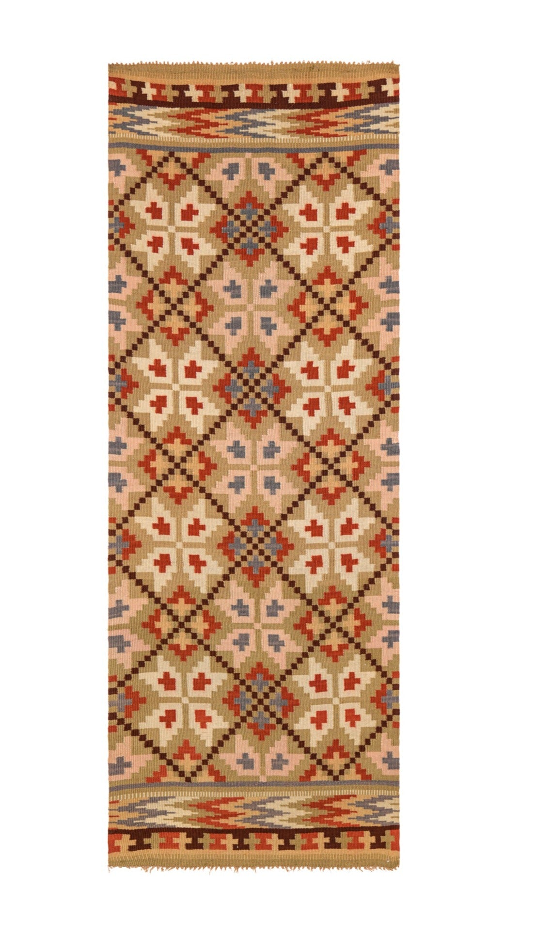 Antique Norwegian Tapestry 5'4" x 1'10"