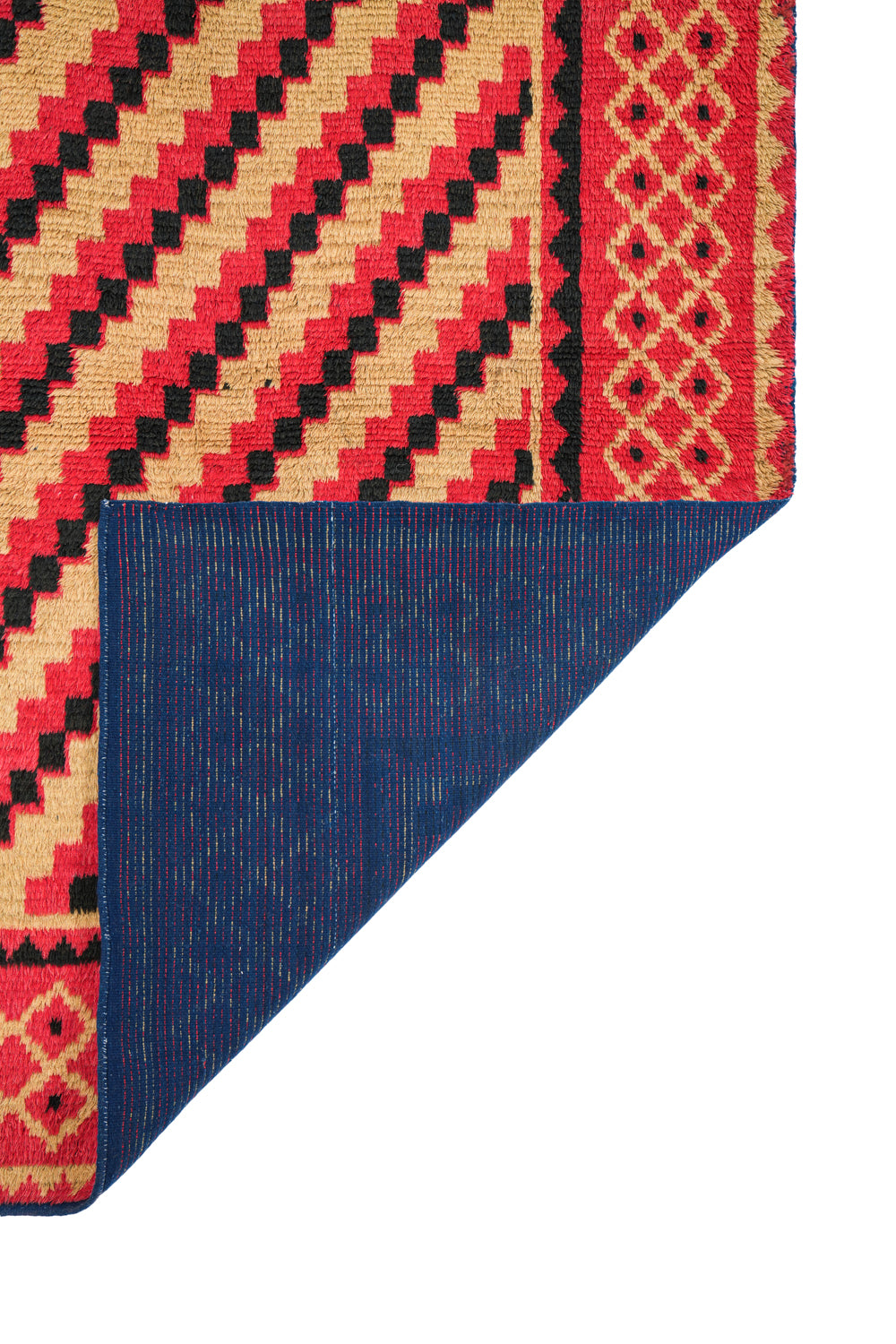 Antique Finnish Rya Rug  6'1" x 4'4" (Ryijy)