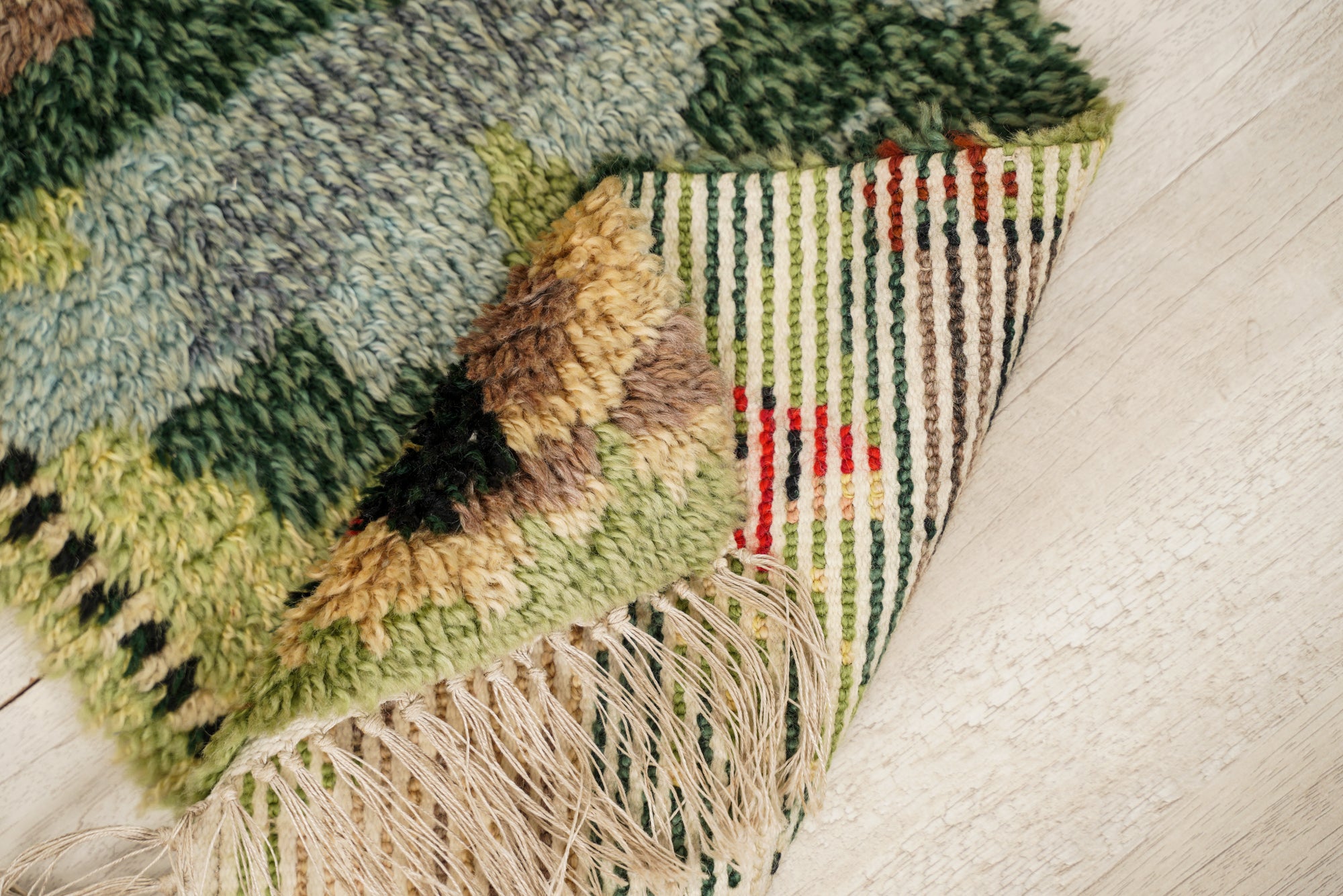 Vintage Scandinavian Rya Rug 2'1" x 1'2"