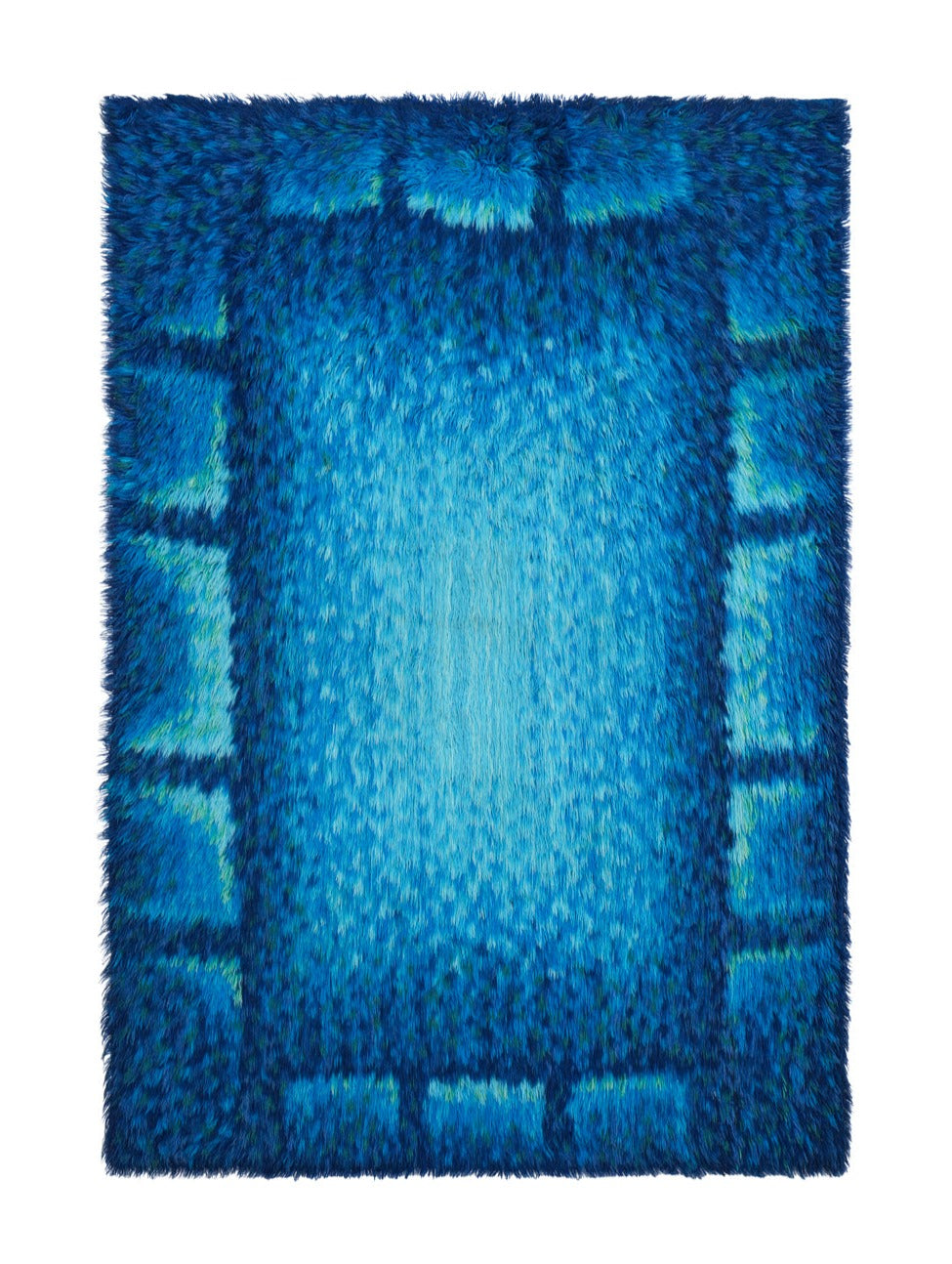 Vintage Scandinavian Rya Rug 6' x 4'4"