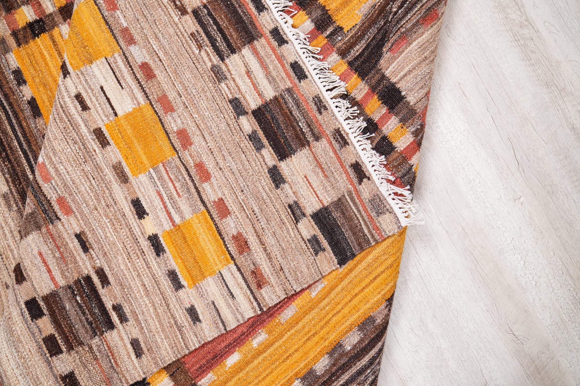 modern Swedish Design Kilim 9'8" x 6'6"