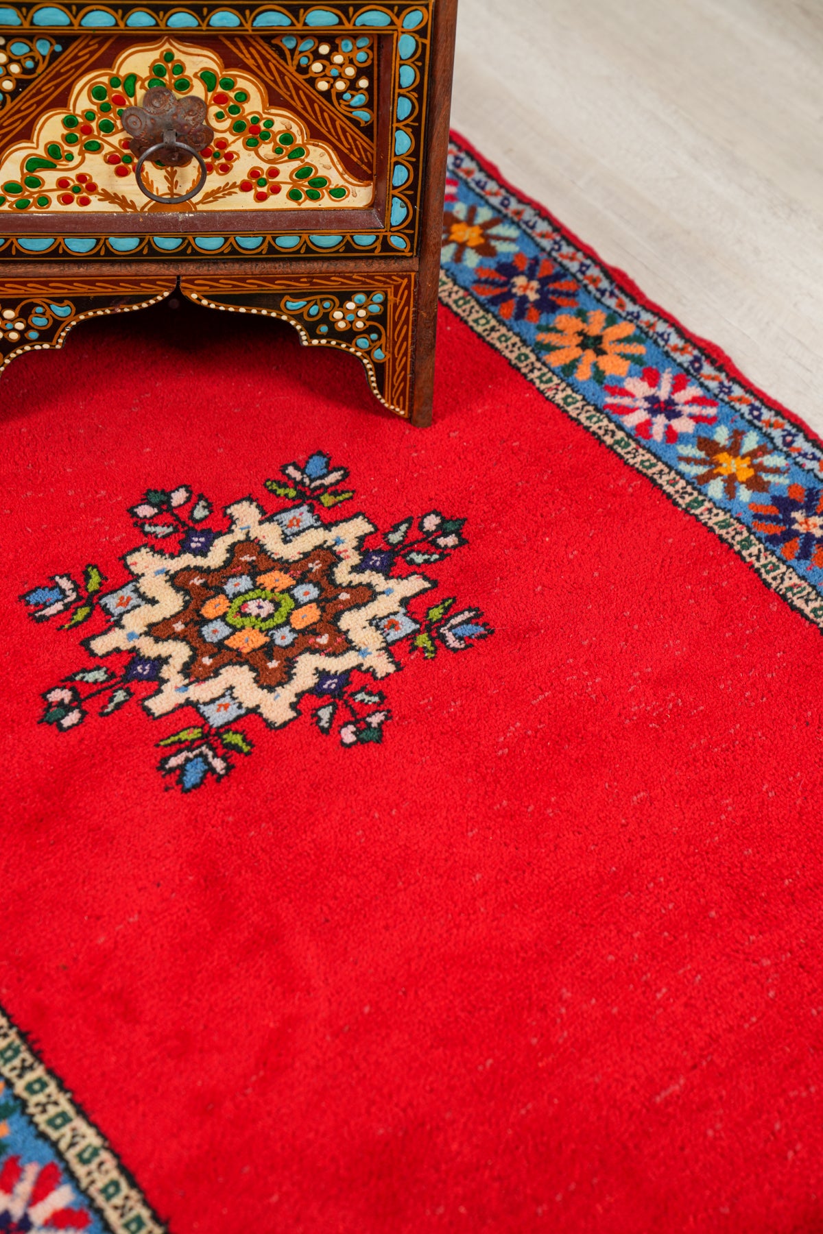 Vintage Moroccan Berber Rug 4'5